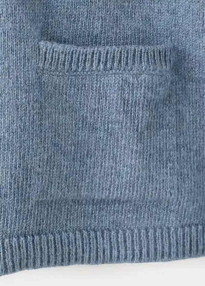 Pull à poche en tricot