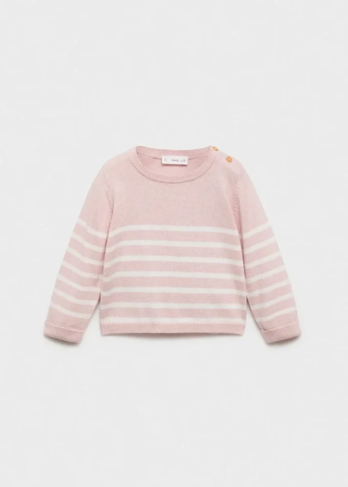 Pull rayé en maille Pull rayé en maille