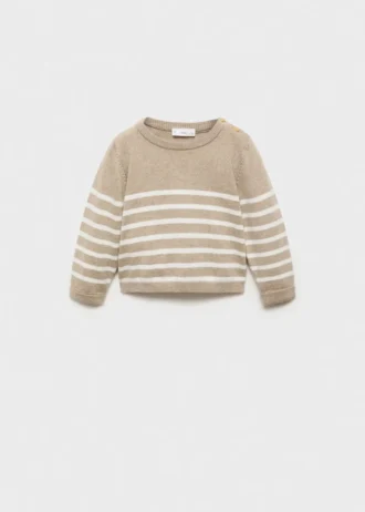 Pull rayé en maille