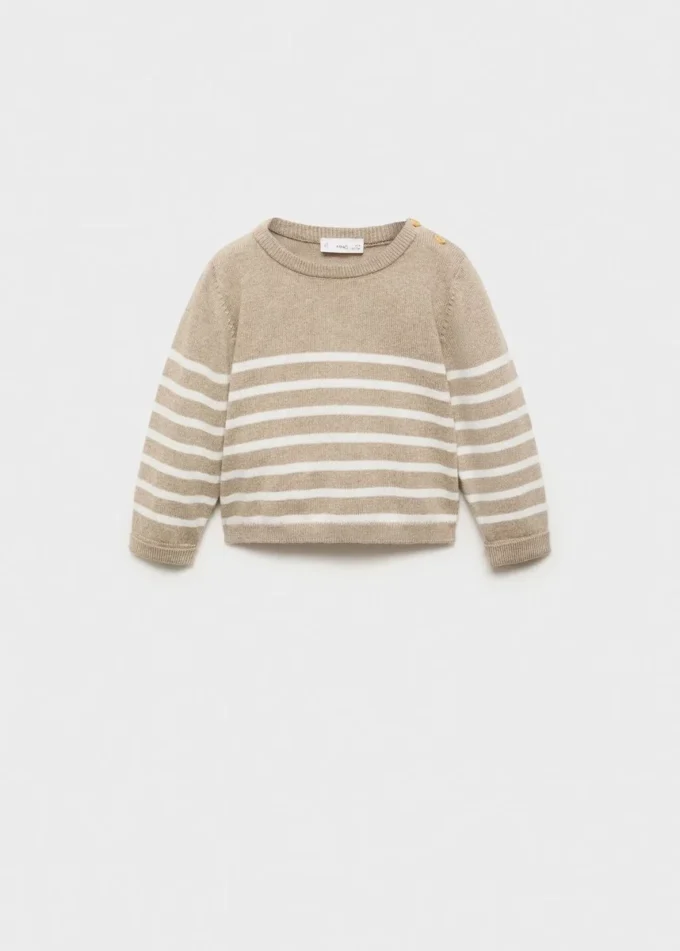 Pull rayé en maille Pull rayé en maille