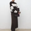 Pull rayé en maille
