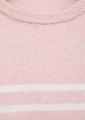 Pull rayé en maille