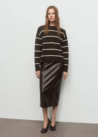 Pull rayé en maille