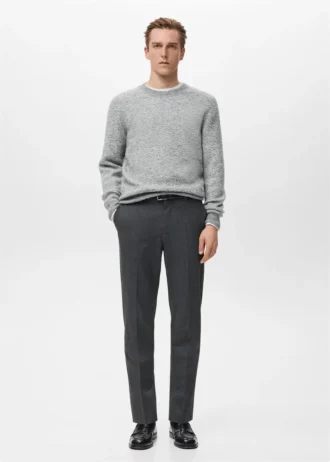 Pull rayé en maille