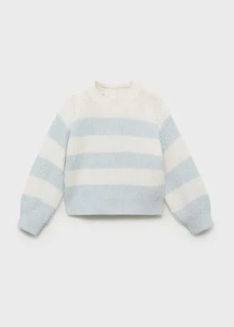 Pull rayé en maille