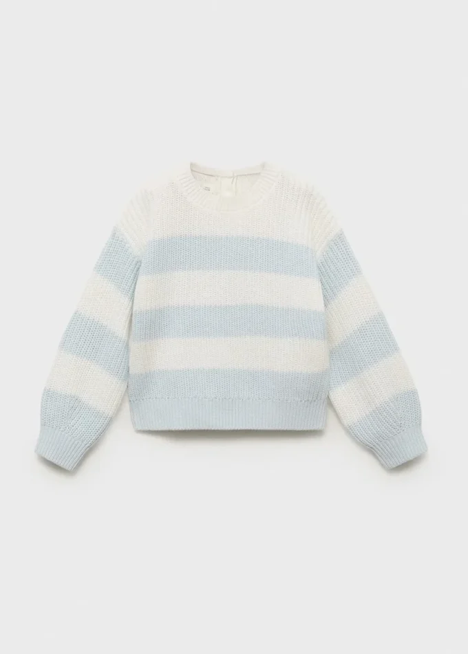 Pull rayé en maille
