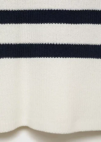 Pull rayé en maille