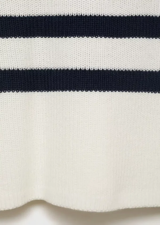 Pull rayé en maille