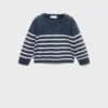 Pull rayé en maille Pull rayé en maille