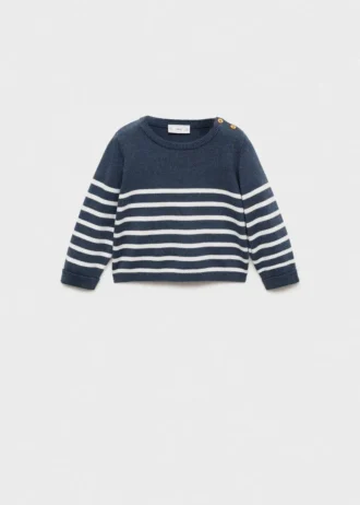 Pull rayé en maille