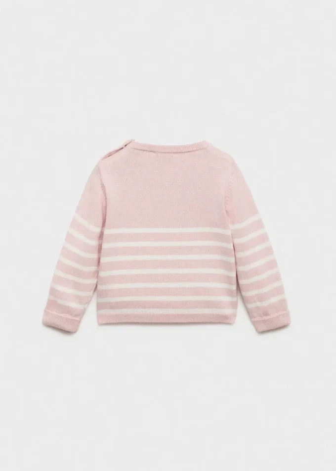 Pull rayé en maille Pull rayé en maille