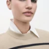 Pull rayé en maille
