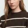 Pull rayé en maille
