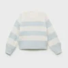 Pull rayé en maille