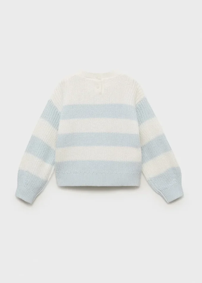 Pull rayé en maille