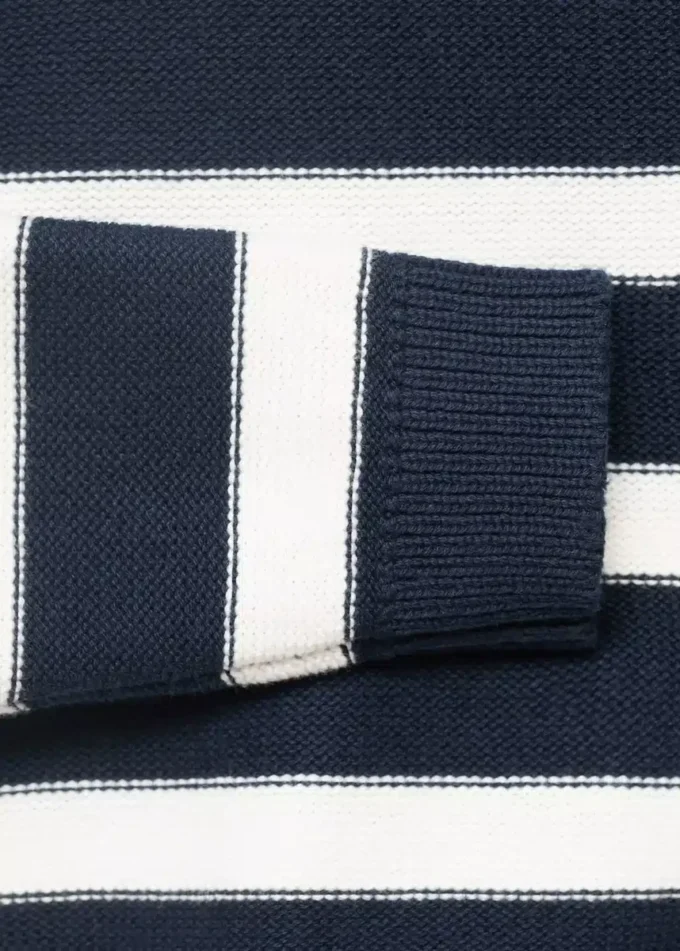 Pull rayé en maille Pull rayé en maille