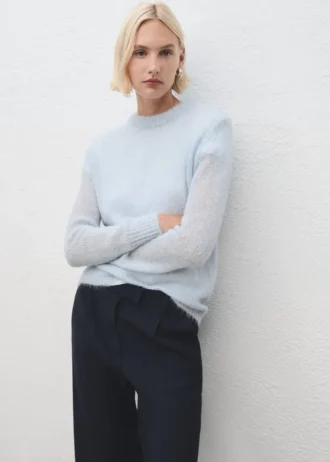 Pull semi-transparent en alpaga