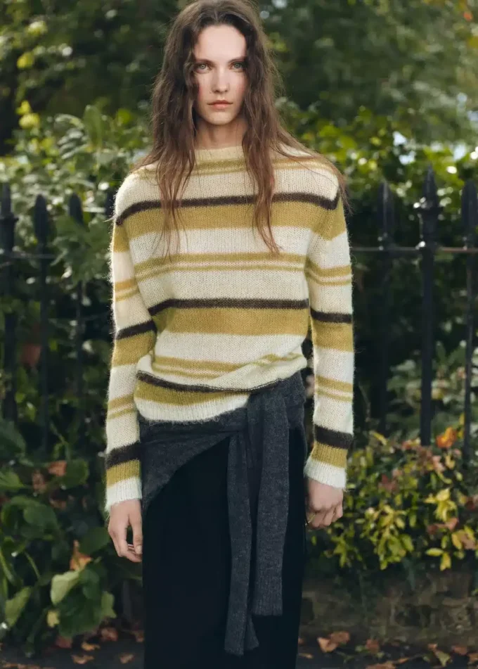 Pull semi-transparent en alpaga