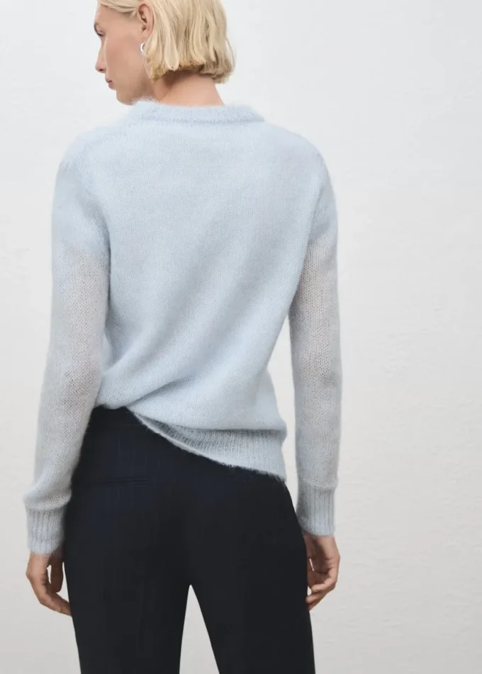 Pull semi-transparent en alpaga