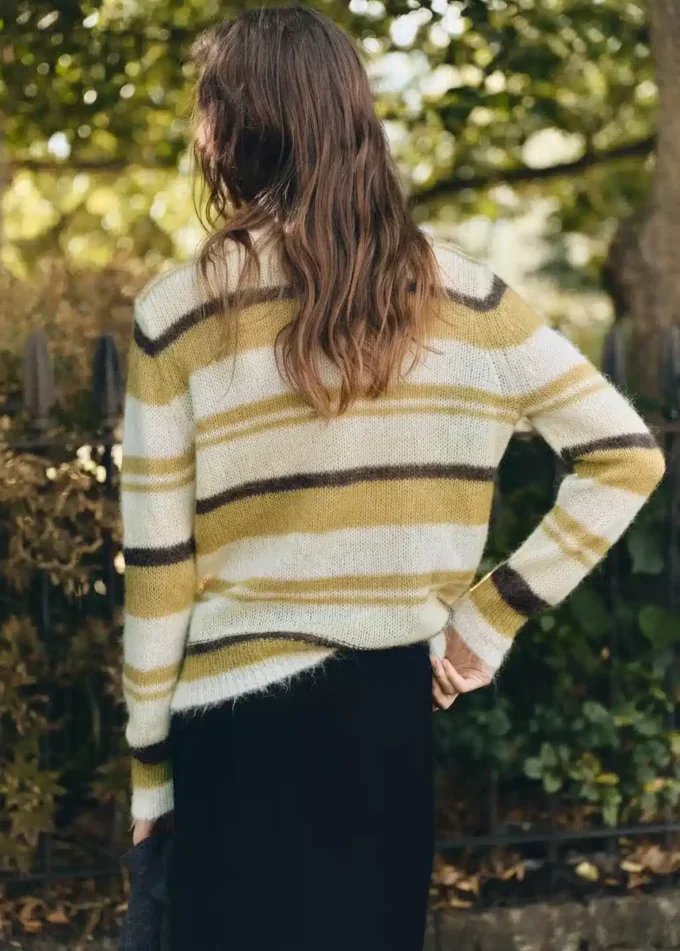 Pull semi-transparent en alpaga