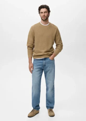 Pull structuré 100 % coton