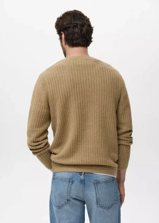 Pull structuré 100 % coton Pull structuré 100 % coton