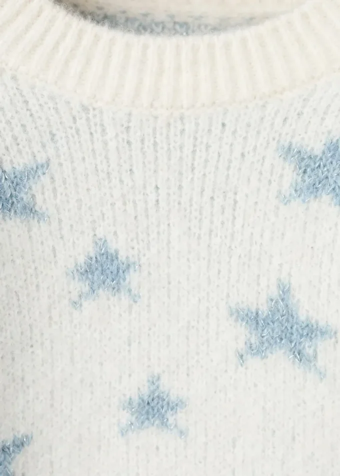 Pull étoilé en lurex