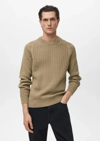 Pull tricoté 100 % coton