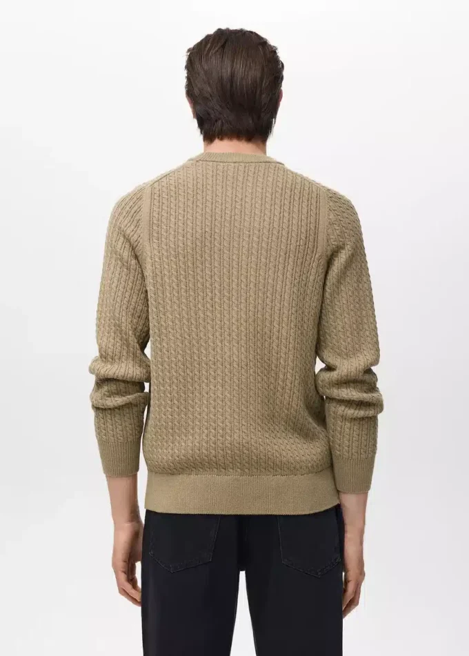 Pull tricoté 100 % coton Pull tricoté 100 % coton
