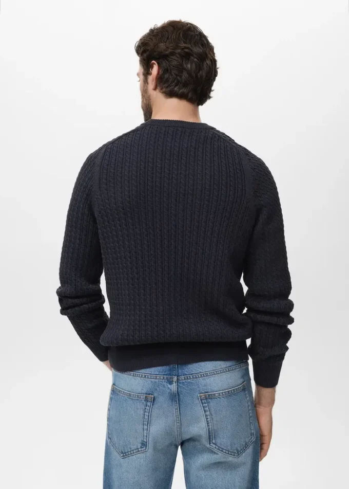 Pull tricoté 100 % coton Pull tricoté 100 % coton