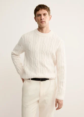 Pull tricoté 100 % laine