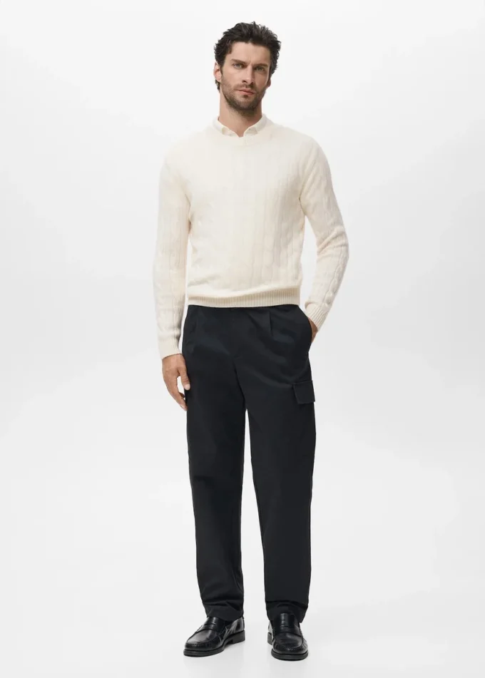 Pull tricoté 100 % laine Pull tricoté 100 % laine