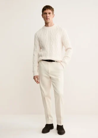 Pull tricoté 100 % laine
