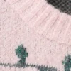 Pull tricoté à motif de Noël