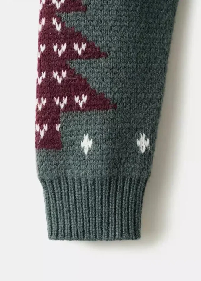 Pull tricoté à motif de Noël Pull tricoté à motif de Noël