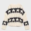 Pull tricoté à étoiles Pull tricoté à étoiles