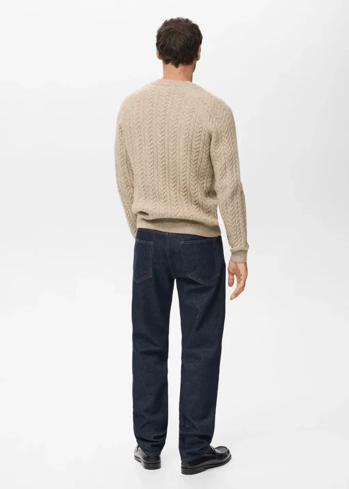 Pull tricoté tressé Pull tricoté tressé