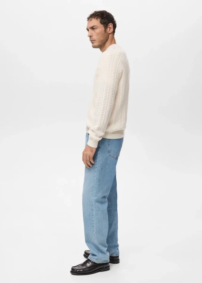 Pull tricoté tressé Pull tricoté tressé