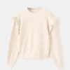 Pull à volants pailleté