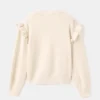 Pull à volants pailleté
