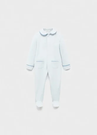 Pyjama à col rond avec poches