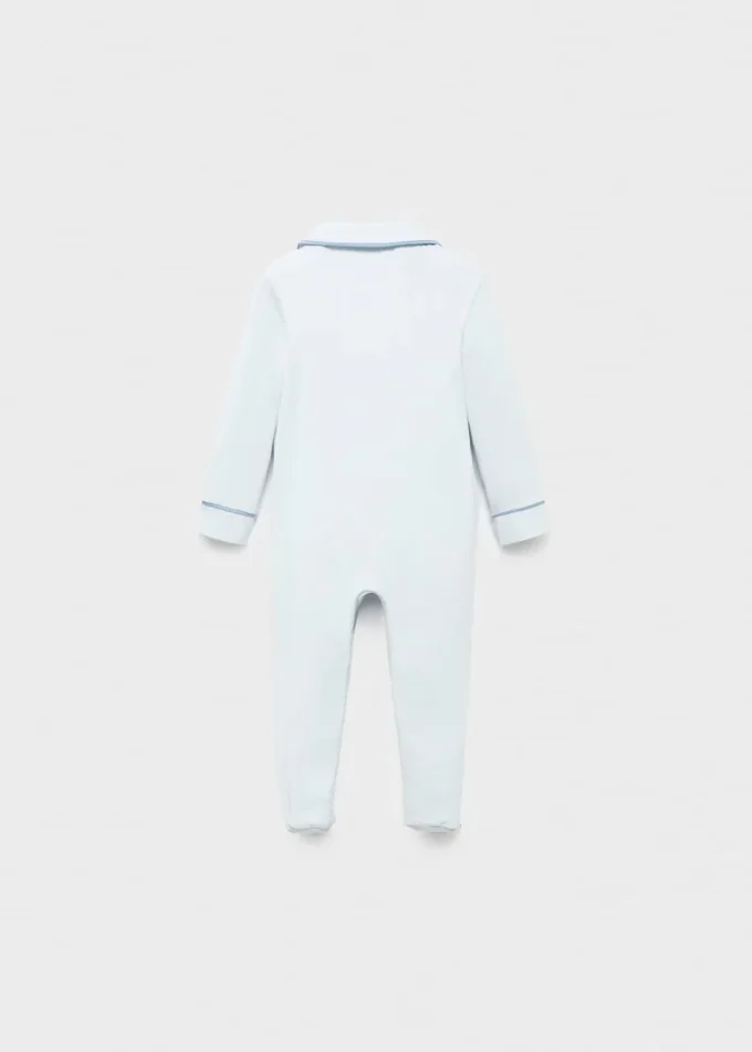 Pyjama à col rond avec poches