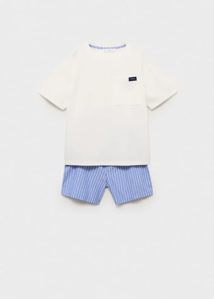 Pyjama court rayé Pyjama court rayé