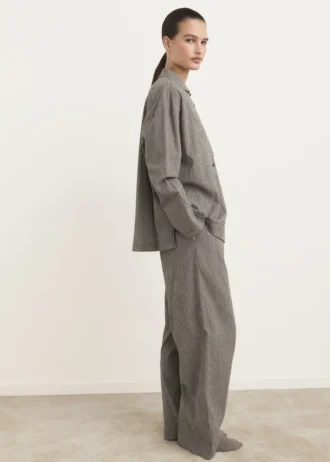 Pyjama deux pièces en coton à carreaux vichy