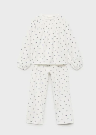Pyjama en coton imprimé