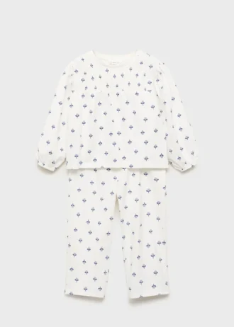 Pyjama en coton imprimé