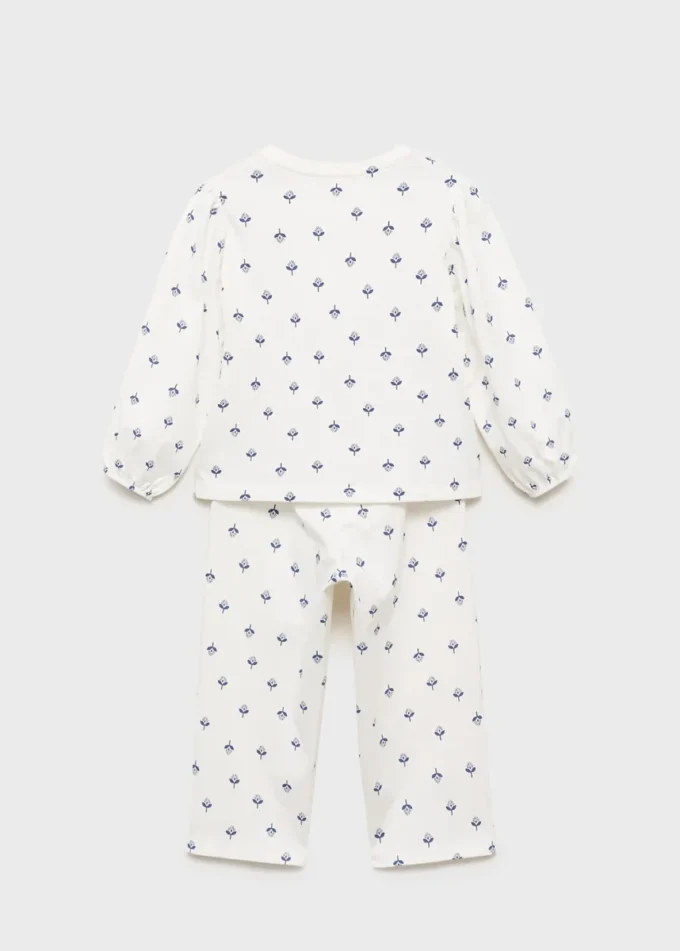 Pyjama en coton imprimé