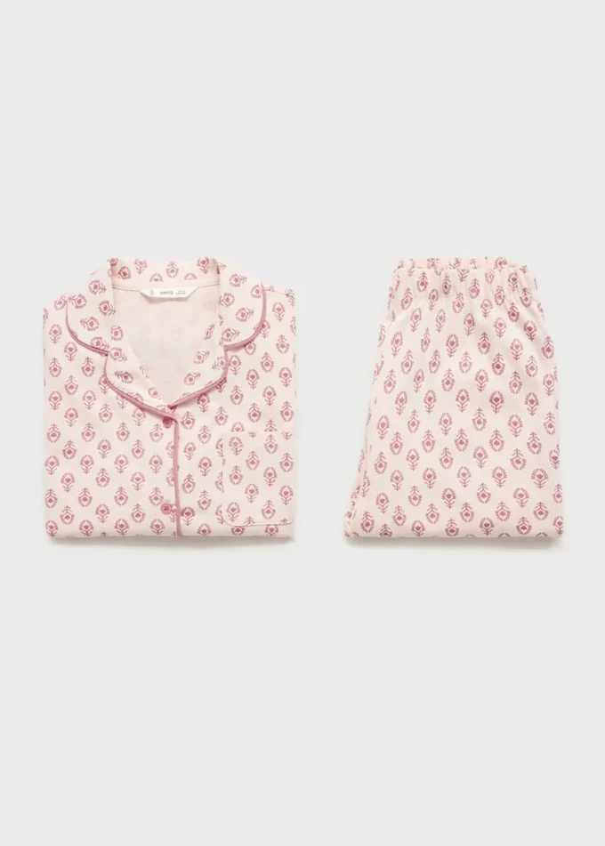 Pyjama en coton imprimé Pyjama en coton imprimé