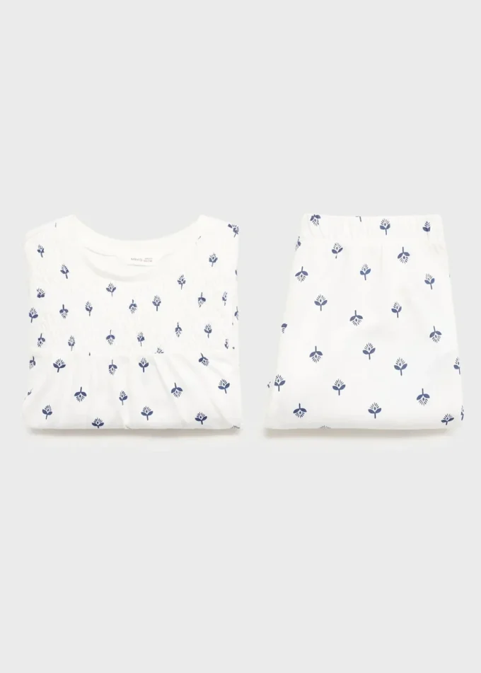 Pyjama en coton imprimé