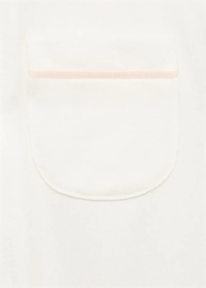Pyjama à encolure bébé avec poche